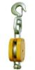 HX-18-1 REGULAR WOOD BLOCK · SINGLE WITH SWIVEL HOOK 